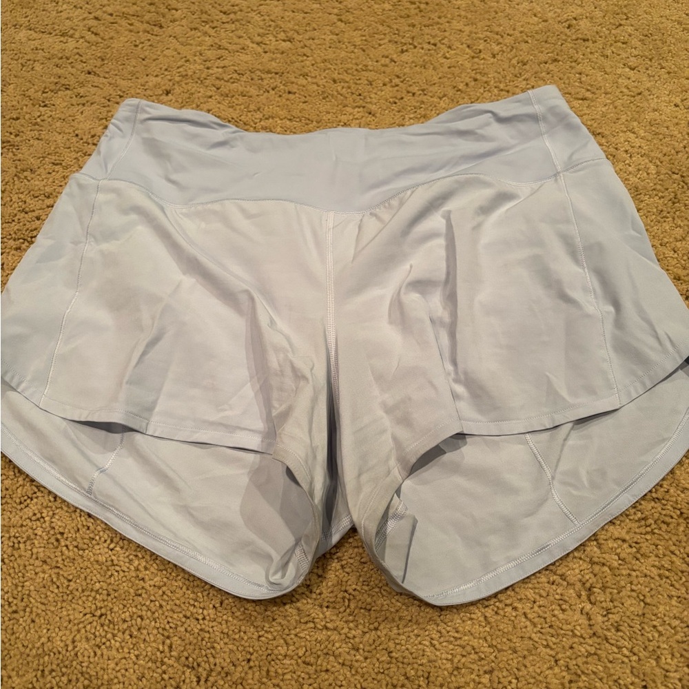 Lululemon Athletica Soft Blue Athletic Shorts